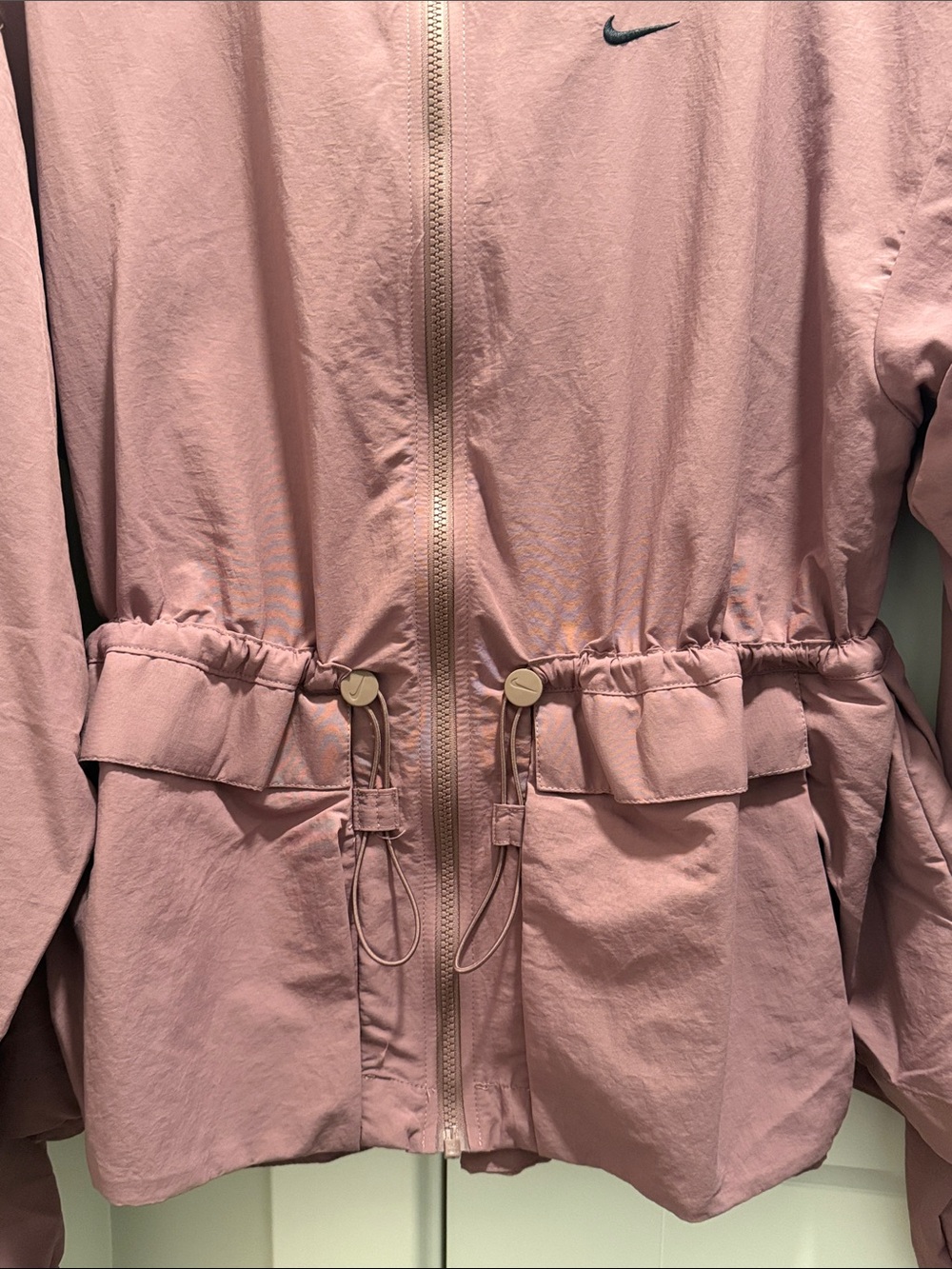 Nike Women's Dusty Rose Hooded Utility Jacket - Picture 3 of 4